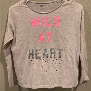 Crazy 8 girls wild at heart long sleeve